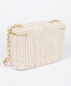 Straw Cosmetic Box Swing Bag