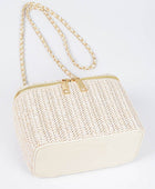 Straw Cosmetic Box Swing Bag