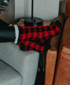 Plaid Fleece Slipper Socks