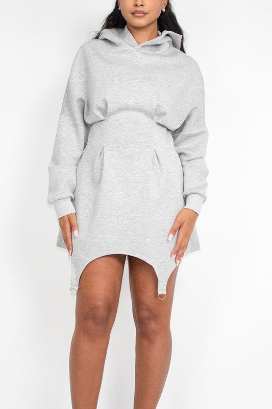 Casual Hoodie Dress - Body By J'ne