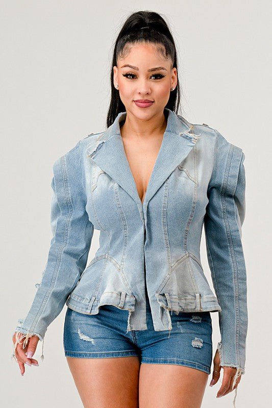 Vintage Denim Jean Jacket - Body By J'ne