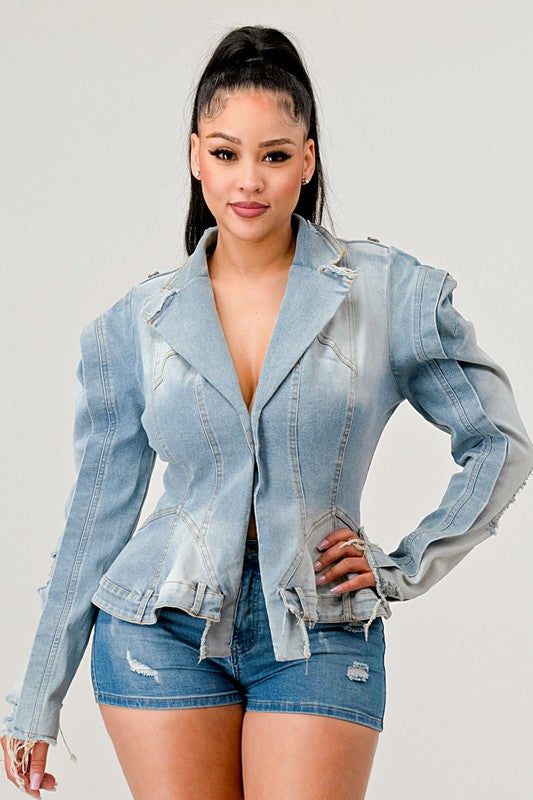 Vintage Denim Jean Jacket - Body By J'ne