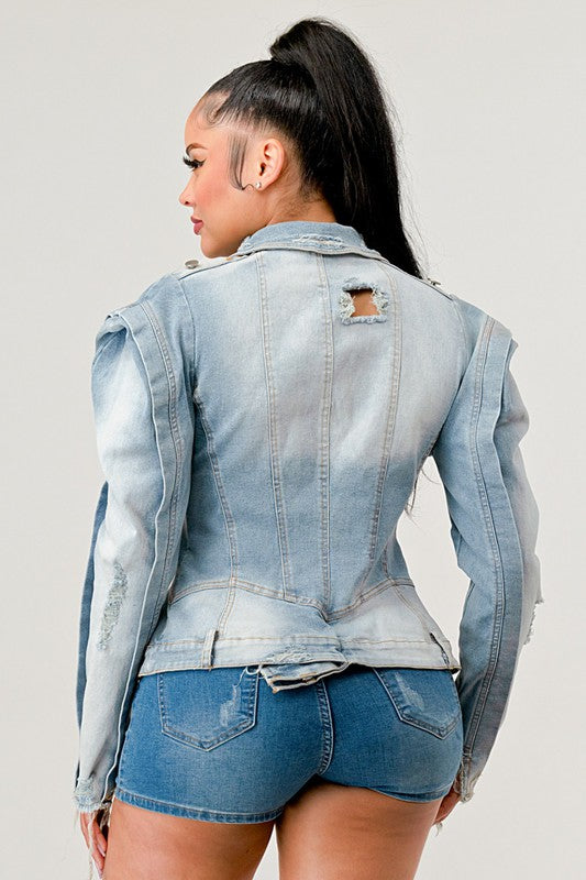 Vintage Denim Jean Jacket - Body By J'ne