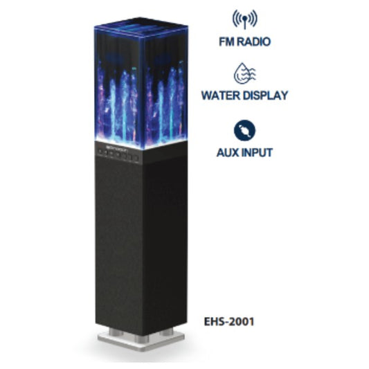 Sistema de altavoces con torre de iluminación de agua danzante de Emerson