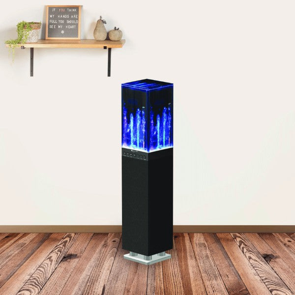 Sistema de altavoces con torre de iluminación de agua danzante de Emerson