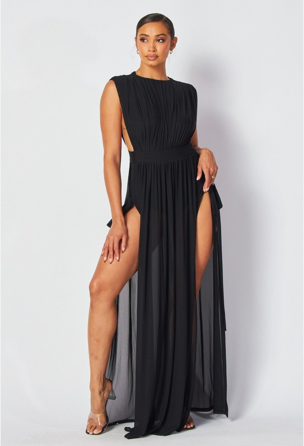 To The Beach We Go Maxi Dress Body By J'ne To The Beach We Go Maxi Dress Body By J'ne