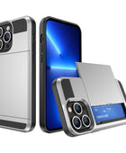 Suitable For IPhone14 Max Slide Card Phone Case