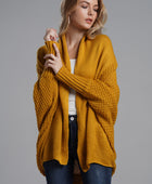 Open Front Batwing Sleeve Cardigan