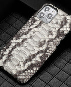 Male Python Leather High-end Luxury Business Phone Case - Body By J'ne