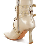 Jaunts Eyelets & Studs Harness Ankle Boots