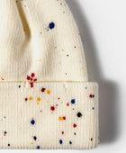 Confetti Rib-Knit Cuff Beanie