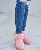 Furry Chunky Thermal Ankle Boots - Body By J'ne