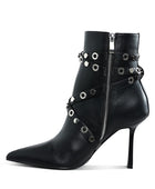 Jaunts Eyelets & Studs Harness Ankle Boots