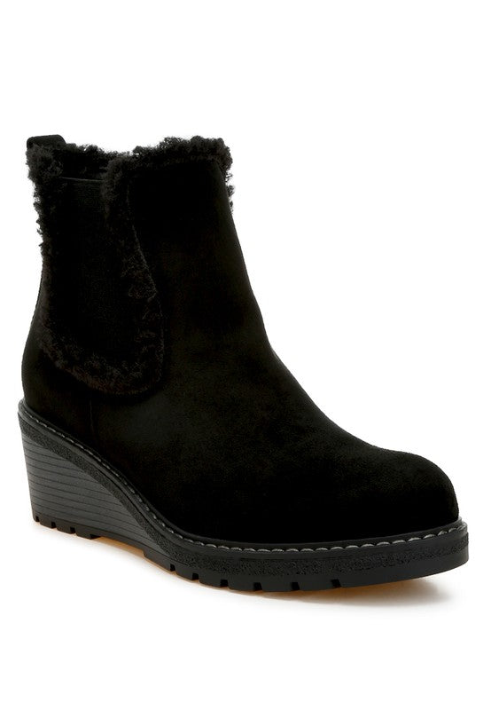 Thunderhoof Faux Fur Lined Chelsea Boots - Body By J'ne