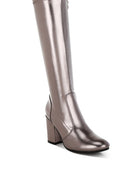 Halara Metallic Pleather Long Boots