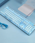 Cute Green Axis Round Key Gaming Keyboard