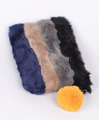 Faux Fur Convertible Wristlet Crossbody Swing Bag