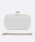 Pearl Statement Convertible Box Clutch