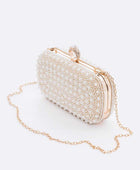 Pearl Statement Convertible Box Clutch