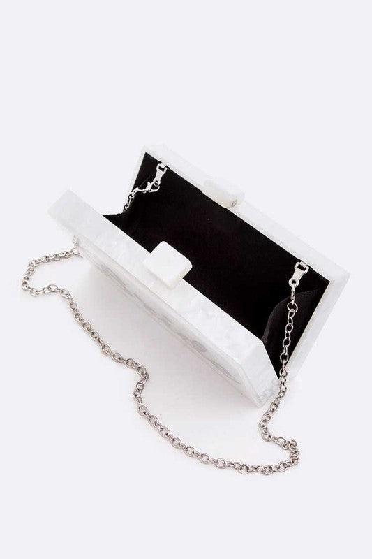 Glitter BRIDE Acrylic Box Clutch - Body By J'ne