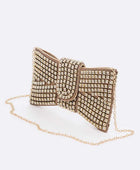 Rhinestone Bowtie Iconic Clutch Bag