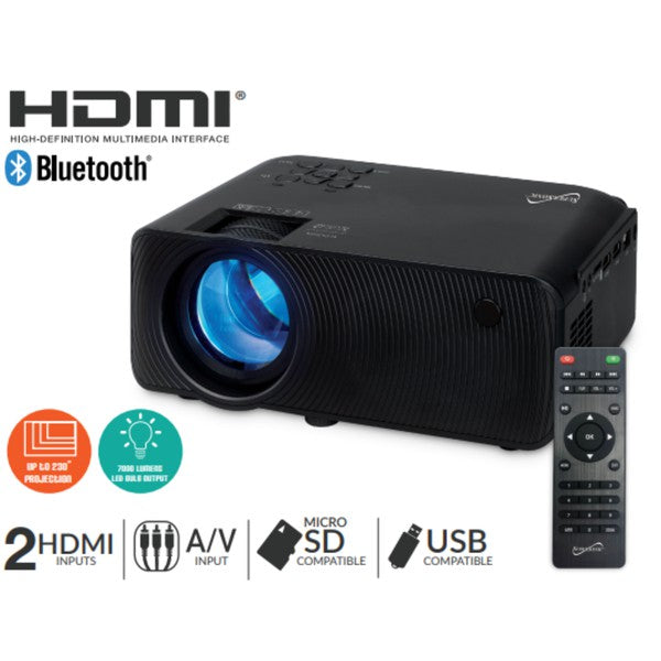 Supersonic Home Theater Projector with Bluetooth - Body By J'ne