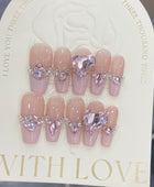 Handmade Princess French Armor Nails