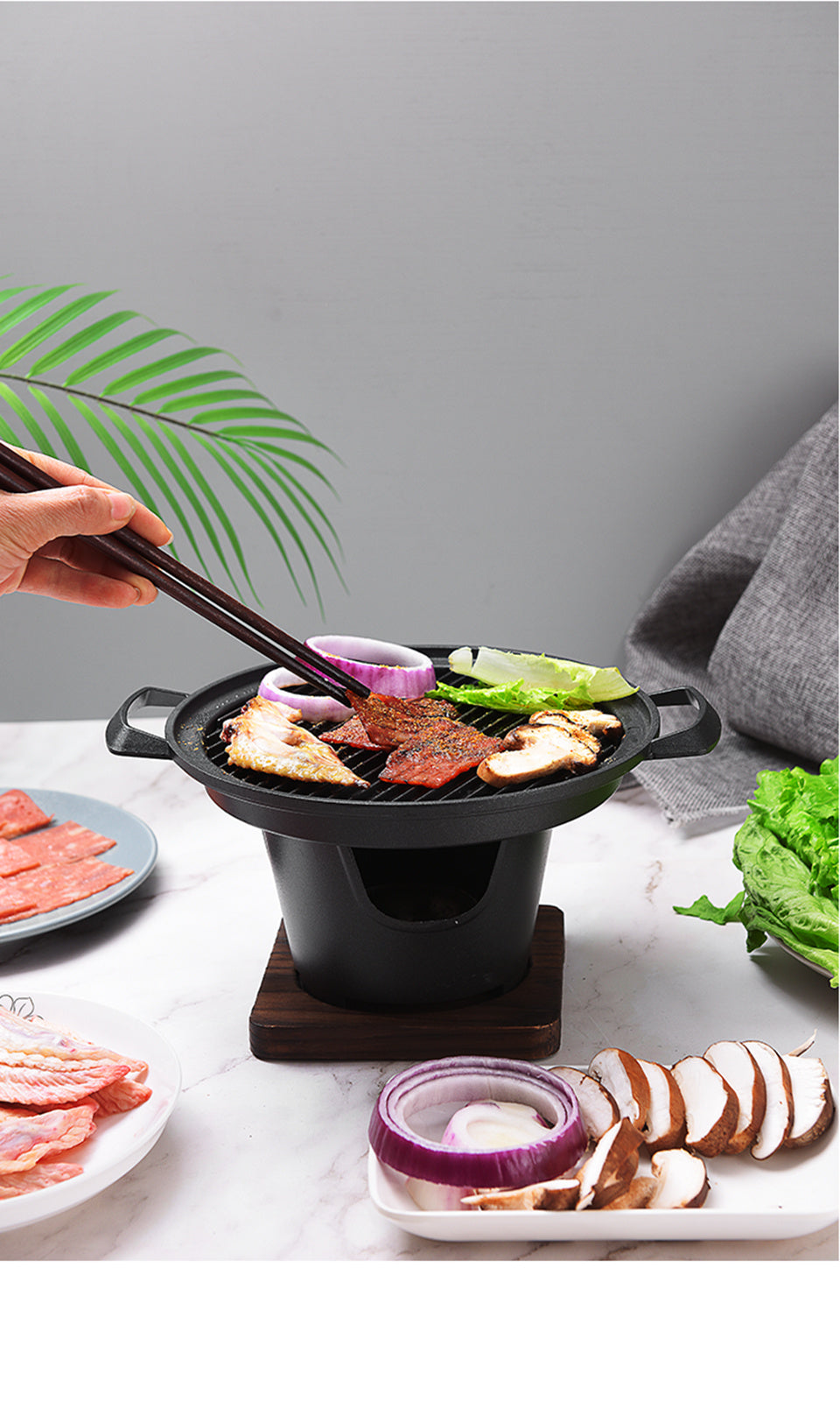 Mini Smokeless Hibachi Grill For Home - Body By J'ne