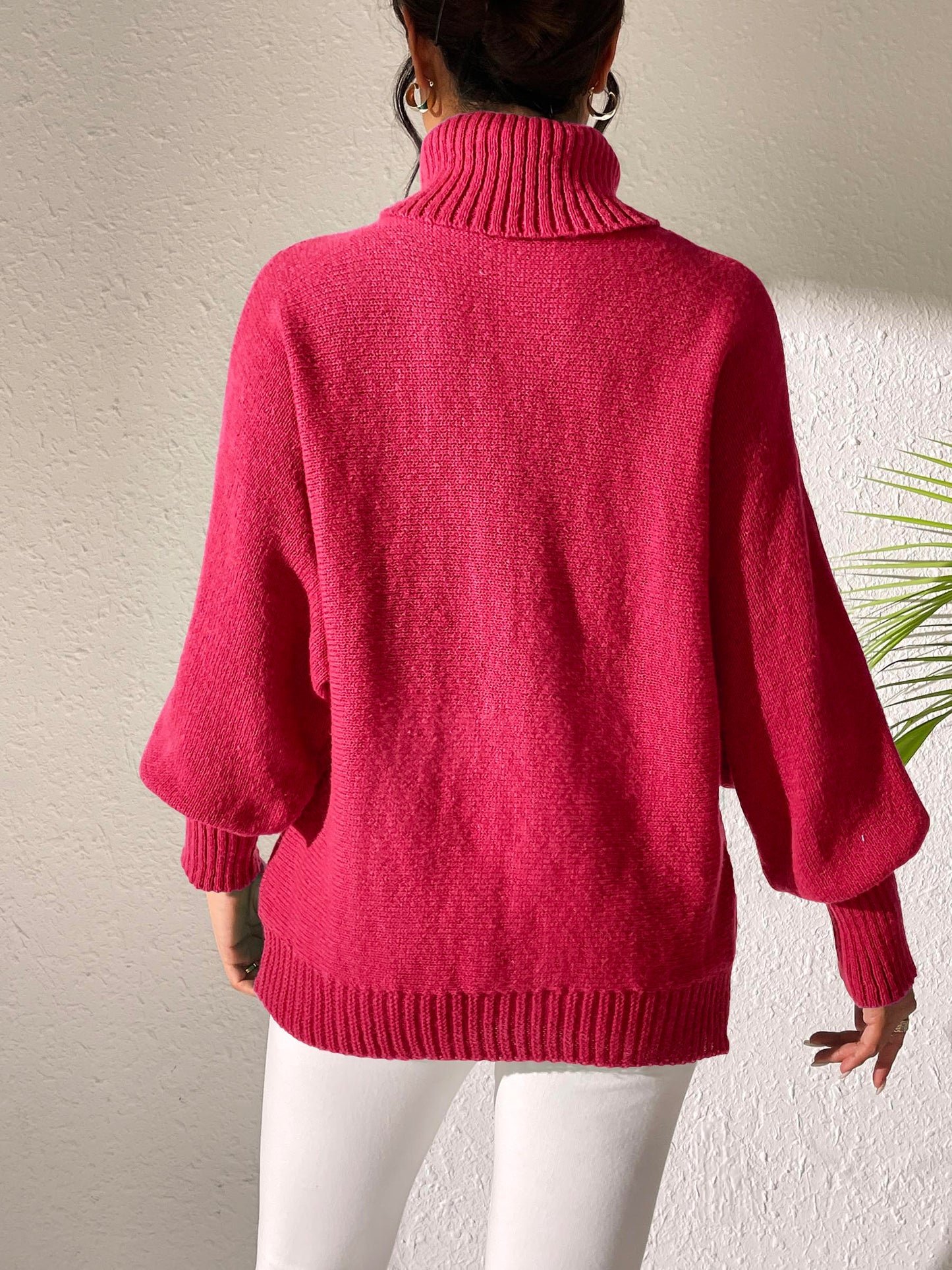 Turtleneck Long Sleeve Sweater - Body By J'ne