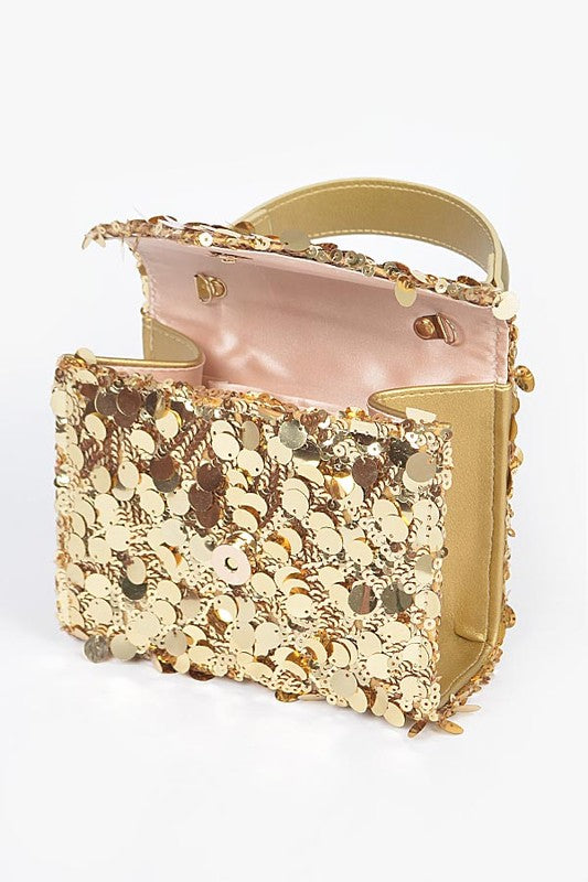 Sequins Crossbody Swing Bag - Body By J'ne
