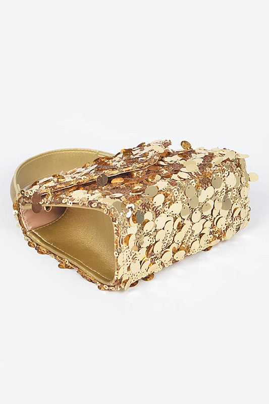 Sequins Crossbody Swing Bag