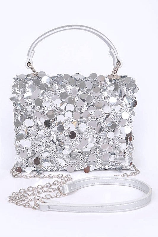 Sequins Crossbody Swing Bag - Body By J'ne
