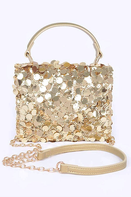 Sequins Crossbody Swing Bag - Body By J'ne