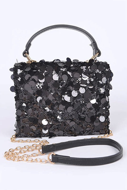 Sequins Crossbody Swing Bag - Body By J'ne