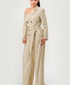 Savannah Elegance Trench Jumpsuit