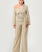 Savannah Elegance Trench Jumpsuit