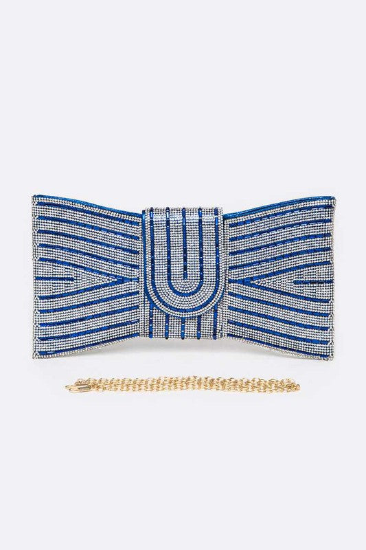 Rhinestone Bowtie Convertible Clutch - Body By J'ne
