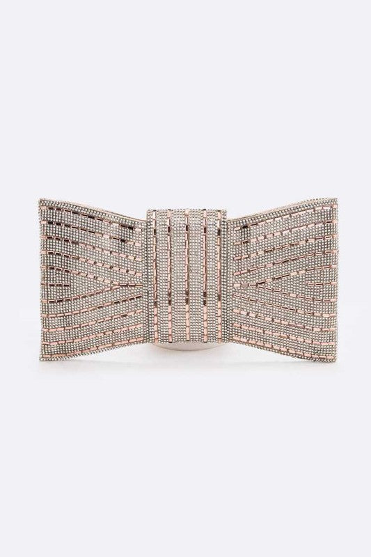 Rhinestone Bowtie Convertible Clutch - Body By J'ne