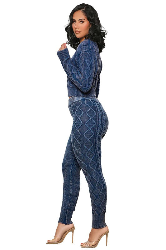 SHOWSTOPPER 2PC SWEATER PANTS SET