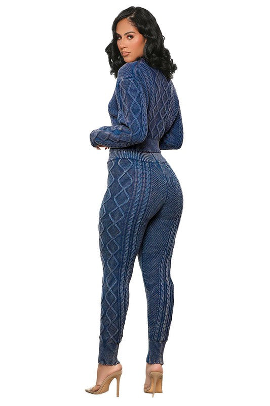 SHOWSTOPPER 2PC SWEATER PANTS SET - Body By J'ne