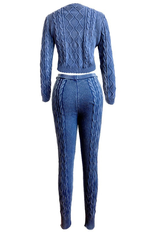 SHOWSTOPPER 2PC SWEATER PANTS SET