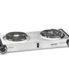 Electric Steel Buffet Double Burner