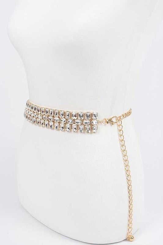 Bejewel Statement Chain Belt - Body By J'ne