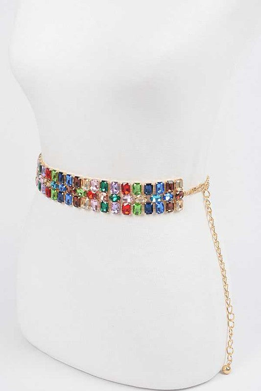Bejewel Statement Chain Belt - Body By J'ne