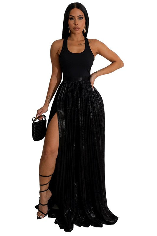 OPEN YOUR HEART LONG MAXI SKIRT - Body By J'ne