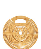 Natural Bamboo Ark Hand Round Clutch