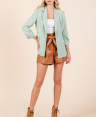 Classy Open-Front Casual Blazer