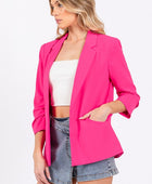 Classy Open-Front Casual Blazer