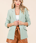 Classy Open-Front Casual Blazer