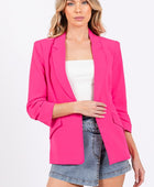 Classy Open-Front Casual Blazer